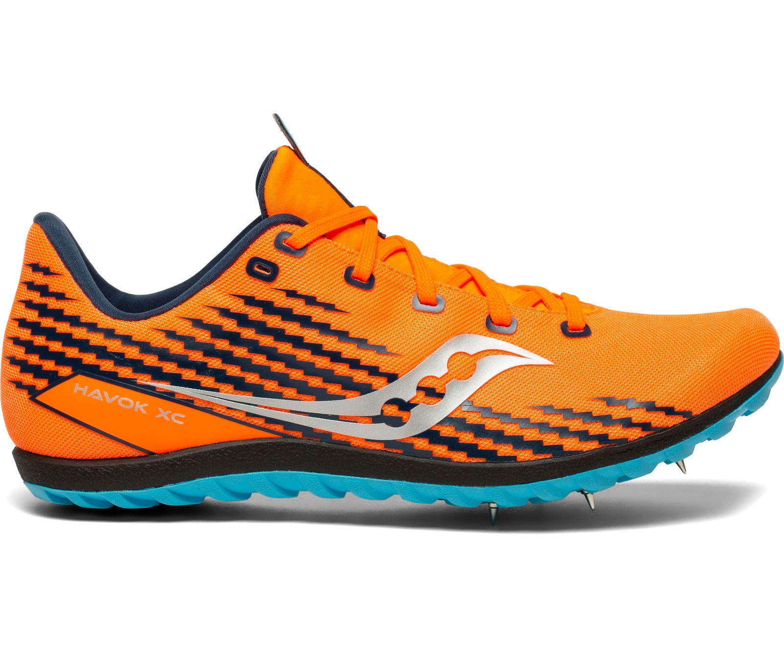 Saucony Havok Xc 3 Spike Men\'s Running Shoes Orange / Blue | AU 508FDNM